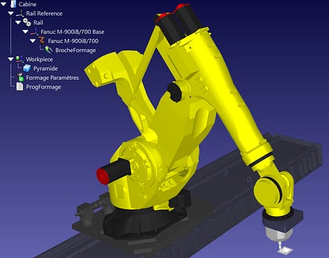 Robot Forming with RoboDK